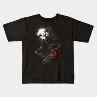 Red Walking Misfits Kids T-Shirt